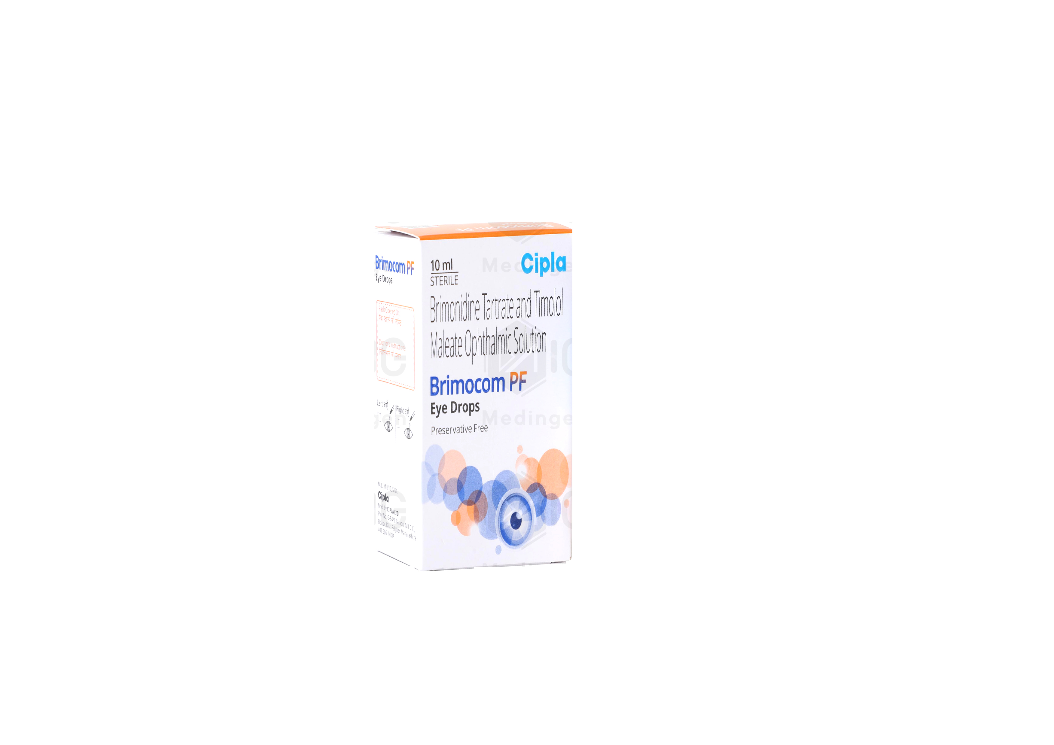 BRIMOCOM PF EYE DROPS 10ML